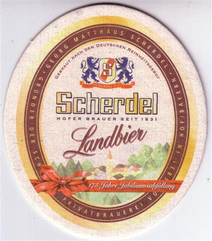 hof ho-by scherdel oval 5a (210-scherdel landbier)